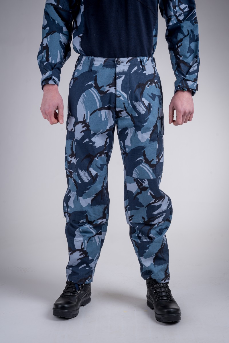 Battle pants blue camo
