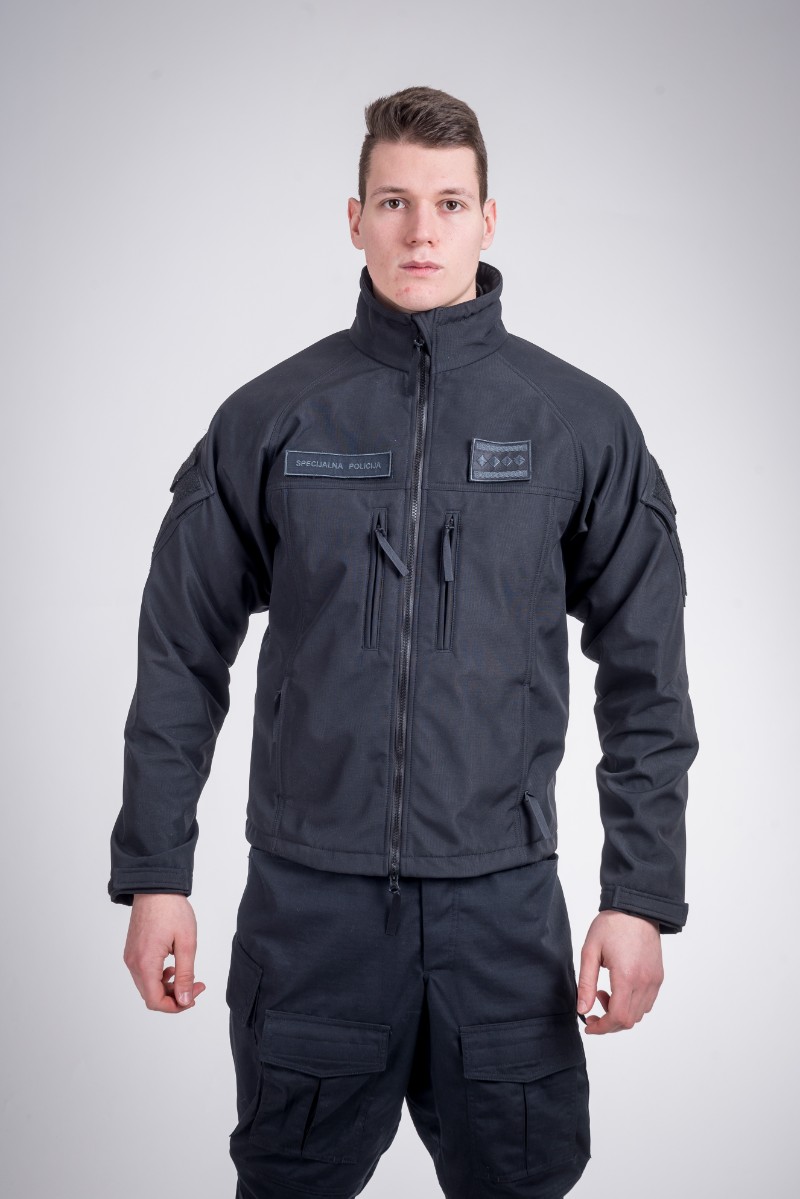 Tactical windproof jacket black