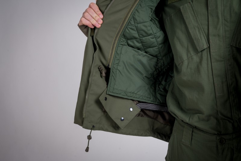 Tactical waterproof jacket olive green